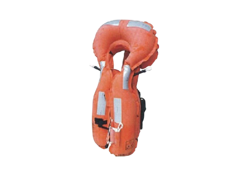 Inflatable life jacket